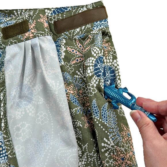 Rip Skirt La Boheme Olive Length 3 Wrap Skirt - Picture 5 of 6